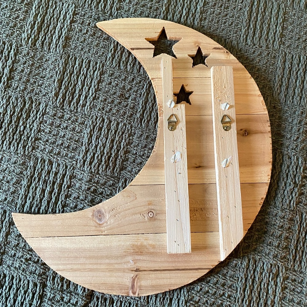 Wooden “Love You To The Moon And Back” Wall Decor - Picture 3 of 5